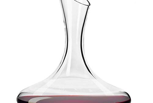 Krosno Caraffa Decanter Vino Rosso Vetro Brocca, 1500 ML, Collezione  Vinoteca